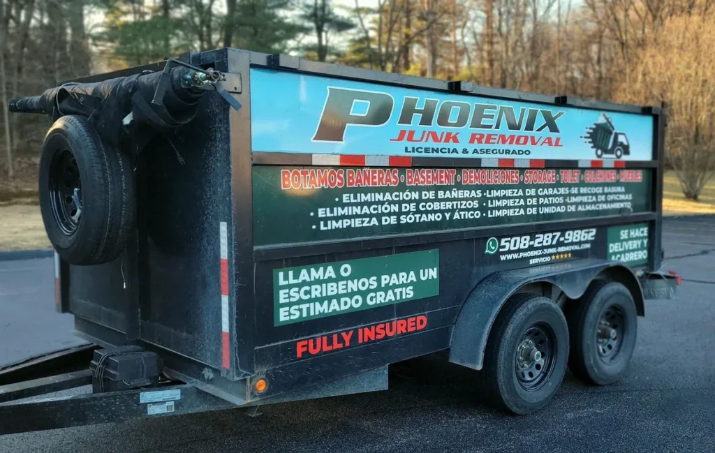 dumpster rental Rhode Island delivered to a driveway in Warwick