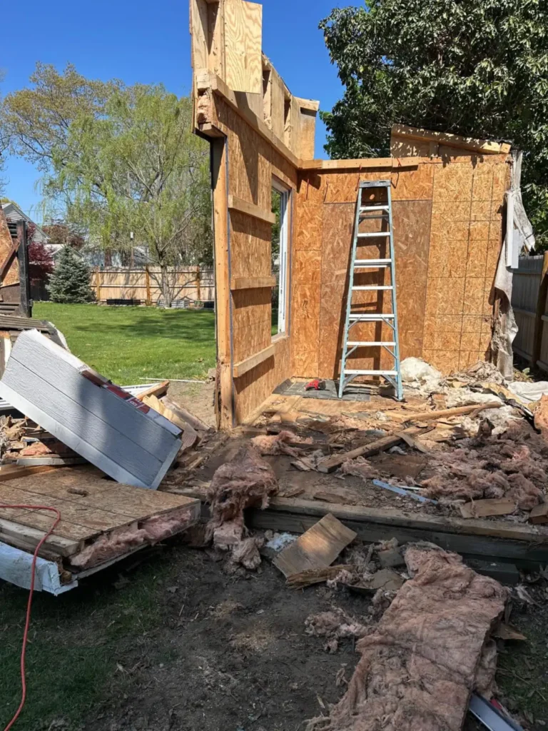 shed demolition in progress rhode island
